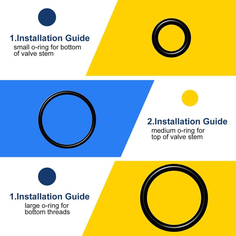 98209800/98209803 / 98209804 Replacement O-Ring Kit Fit for Air Relief
