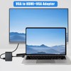 XSPANDER Updated 2 in 1 VGA to HDMI Adapter with