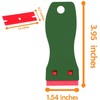 CANOPUS Plastic Scraper Tool Non Scratch with 10 Plastic Razor