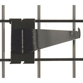 Gridwall Shelf Bracket 10 Inch in Black - Box of 25