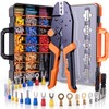 Preciva Crimping Tool Kit with 6 Interchangeable Jaws, Adjustable Ratchet