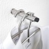 PHOS Design Elegant Stainless Steel Wall Hook with Door Stop,