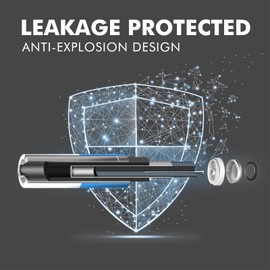 Voniko - Premium Alkaline Battery - AA and AAA 200-Count Combo Pack Batteries, 100-Count Each, 10-Year Shelf Life, Recloseable Packaging