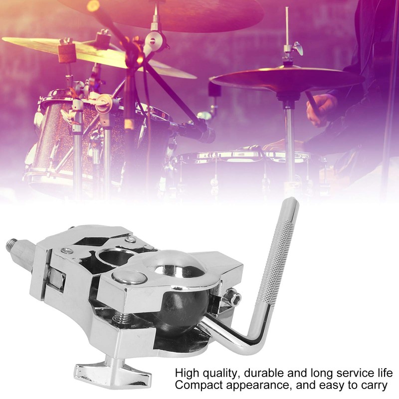 Tom Drum Rack, Silver Zinc Alloy Tom Drum Rack Mounting