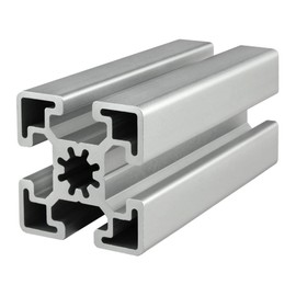8020, 45-4545, 45 Series 45mm x 45mm 45x45 T-Slotted Aluminum Extrusion DIY Extruded Linear Slot Bar Rail Metric 80/20 (1, Clear Anodize, 1830mm Long)