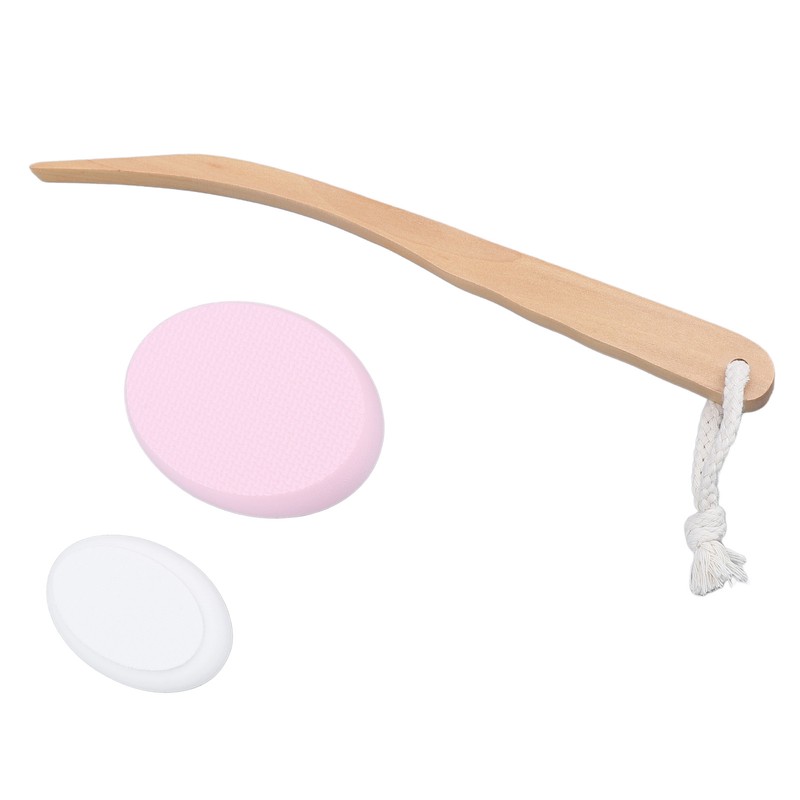 Lotion Applicator Long Handle Back Cream Applicator with 4 Replaceable