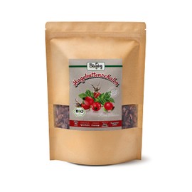 Biojoy Organic Rosehip Dried (500g), Whole, Ideal for Rosehip Shell Tea (Rosa Canina)