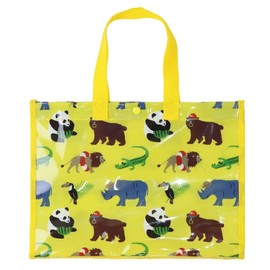 UZULAND Kids Boys Pattern Swim Bag Pool Bag Animal Yellow