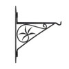 Minuteman International Crane, 18-inch Fireplace Pot Hanger Bracket, Black