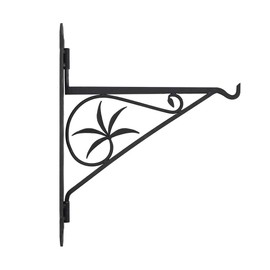Minuteman International Crane, 18-inch Fireplace Pot Hanger Bracket, Black