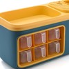 Seasoning Bottle Storage Box Multifunctional Double Layer Kitchen Seasoning Bottle