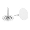 sourcing map 80Pcs Upholstery Tacks, 11mmx13mm Flat Head Decorative Furniture
