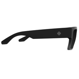 Spy Cyrus Sunglasses Matte Black Fade with Happy Gray Black Mirror Lens 58mm