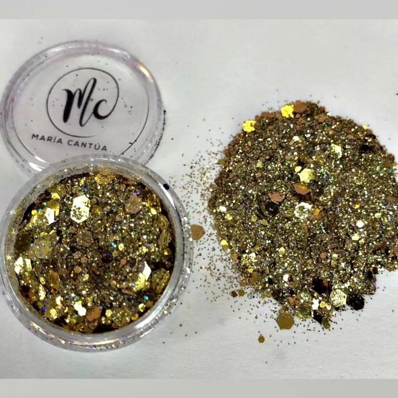 María Cantúa Torre De Colección Chunky Glitter Noche May