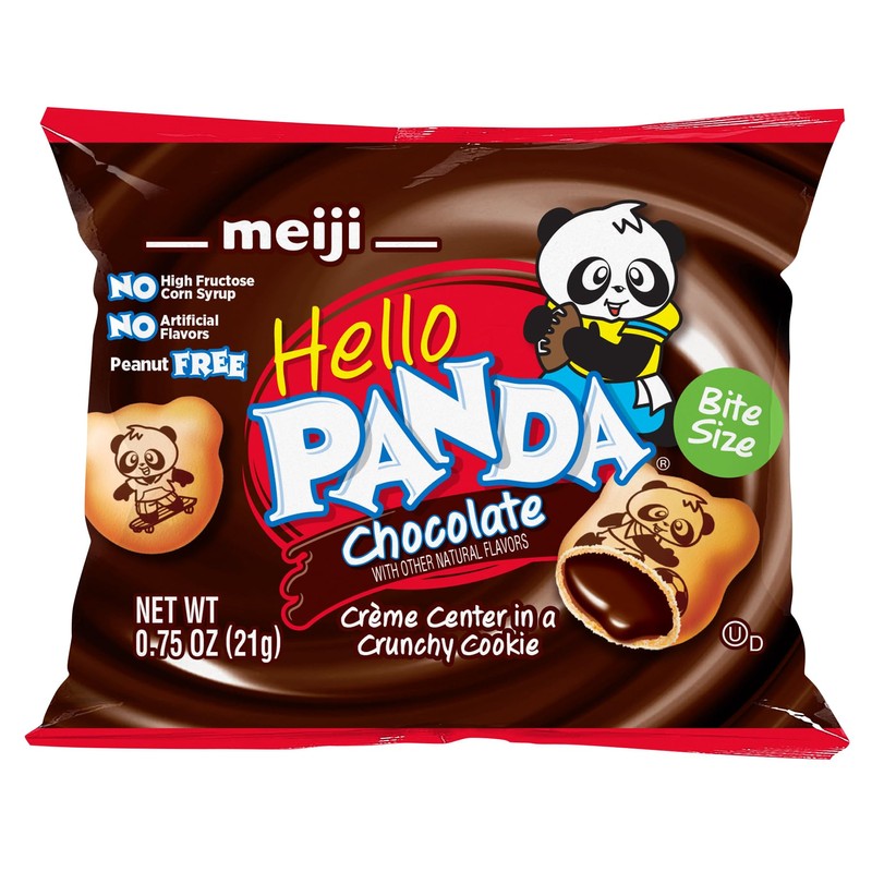 Meiji Hello Panda Cookies, Chocolate Crème Filled - 32 Count,