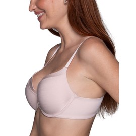 Vanity Fair Women's Illumination Front Closure Bra, 3-Way Convertible Staps, Lightly Lined Cups up to DD, Quartz, 38B