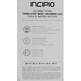 Incipio Octane Pure Blackberry PRIV Impact Absorbing Case Translucent Gray New