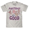 Tee Luv Men's Monstrously Good Monster Cereal Cartoon Mascots T-Shirt,