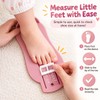 Kids Foot Measuring Ruler for Shoe Sizing – Plastic Foot