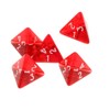 Yourandoll 10pcs Polyhedral Dice D4 Dice 4-Sided Dice for Dungeons