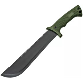 Rite Edge Hunter Field Machete Sawback Stainless Fixed Blade Knife 211503