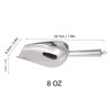 8Oz Ice Scoop,Metal Ice Scoop Ice Cube Scoop Stainless Steel