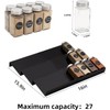 NEETBU 6PCS Expandable Spice Drawer Organizer Insert, Adjustable Tiered Countertop