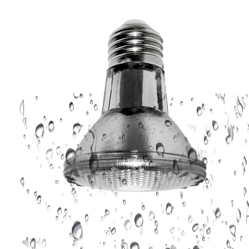 8W PAR20 LED Warm White 3000K Dimmable,Range Hood Light Bulbs,Indoor/Outdoor,Glass