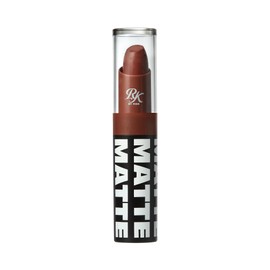 Ruby Kisses Lipstick, Matte Finish, Long-Lasting, Highly Pigmented, Smooth Apply, Full Coverage Lip Color Makeup (Rosy Brown)