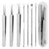 iCovalescent Pack of 7 Blackhead Remover, Pimple Squeezing Tool, High-Quality