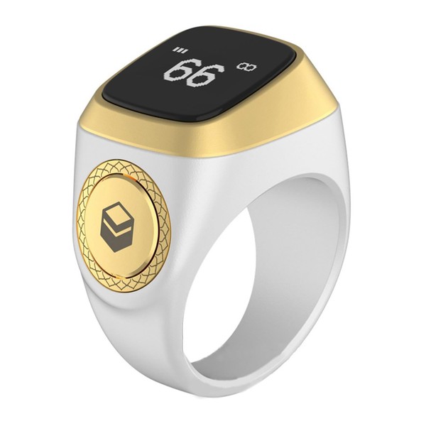 OUD Bukhoor Smart Tasbih Zikr Ring, 20mm Muslim Digital Azan