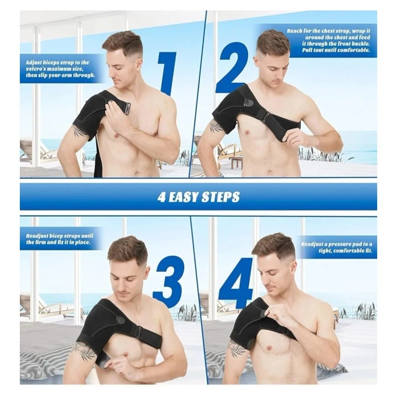 Boisea Unisex Adjustable Shoulder Brace, Arm Sling. That's High Quality