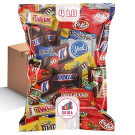 Assorted Chocolate Variety Pack - Individually Wrapped Party Chocolate Assortment (4 LB)