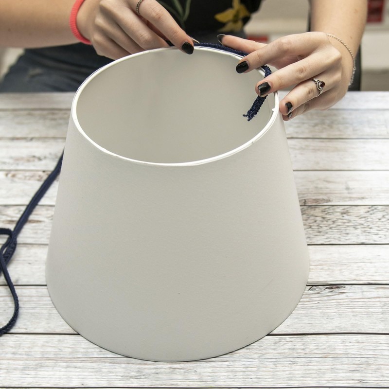 PATIKIL 8 Inch E26 E27 Lamp Shade Ring Frame, 3