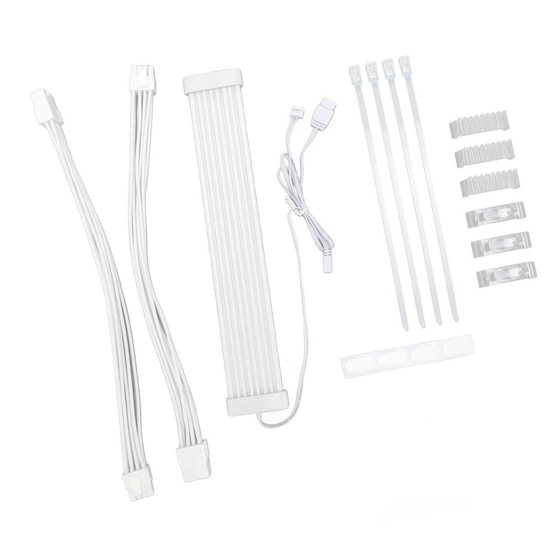 ARGB Extension Sleeved Cable Kit DIY 5V 3pin PSU Cable