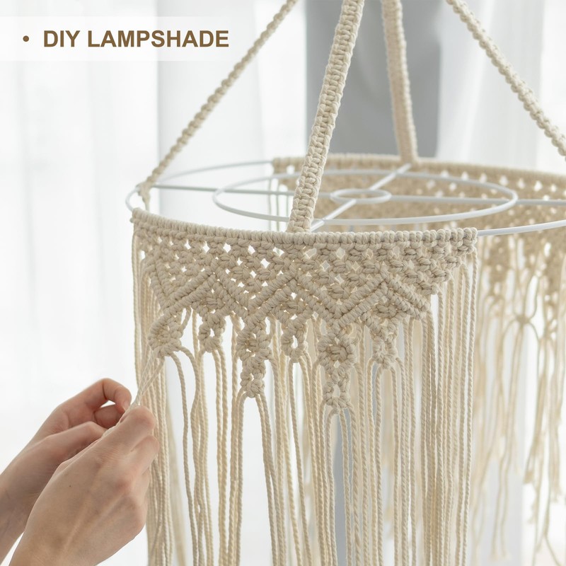 PATIKIL 4.3 Inch Lamp Shade Ring, 4 Set Lamp Shade