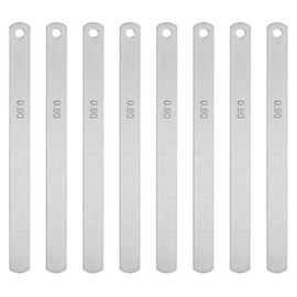 QUARKZMAN 8 Blades Metric Steel Feeler Gauge 0.9mm Thickness Filling Gauge Offset Valves Guitar Gauge Measuring Tool for Gap Width Measurement