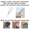 Hidden Hollow Beads Cell phone charm Wrist strap tether tab
