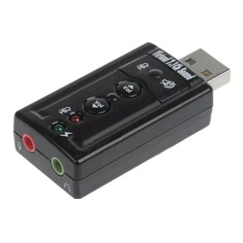 EGTMA 3 Piezas Tarjeta De Sonido Adaptador Usb 2.0 7.1 Audio 3d Pc