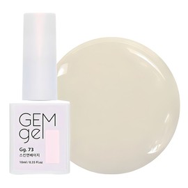 Eyebit Nail Art Gem Gel Color Gel Nail, 73 Skin Light Beige, 10ml, 1 Piece / 아이빛 네일아트 젬젤 컬러 젤네일, 73스킨연베이지, 10ml, 1개