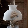 Aladdin 10" Sailing Clipper Glass Lamp Shade M543