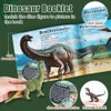 OENUX Dinosaur Toys for Kids 3-5,12pcs Realistic Jurassic Dinosaur Figures