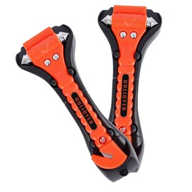 UUlioyer Pack of 2 Emergency Hammer for Car - Emergency Hammer with Belt Cutter, Window Emergency Hammer - Emergency Hammer Rescue Hammer Safety Hammer for Car, Bus, Car, Truck, Easy and Quick to Use