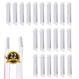 22 Replacement Heads Compatible with Flawless Finishing Touch Dermaplane Glo Sonic Facial Exfoliator Facial Hair Removal Refill Blade