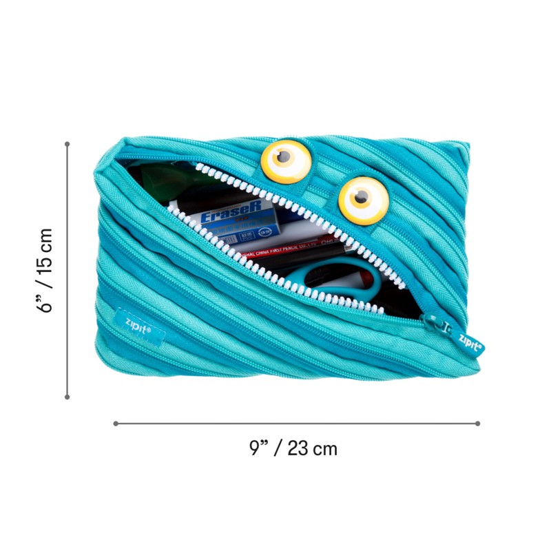 ZIPIT Wildlings Pencil Case for Kids | Big Pencil Pouch
