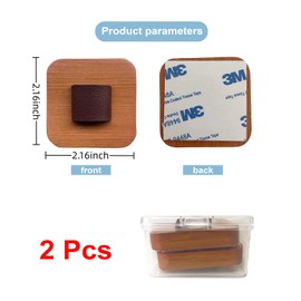 FINDAMAZE Glasses Storage 2 Pieces Short Sunglasses Organizer Wall Mounted Glasses Stand/Glasses Holder for Hanging Glasses Glasses Display Wood