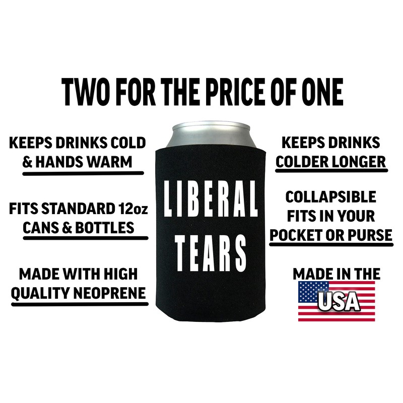 Rogue River Tactical Funny Joke Liberal Tears Collapsible Beer Can