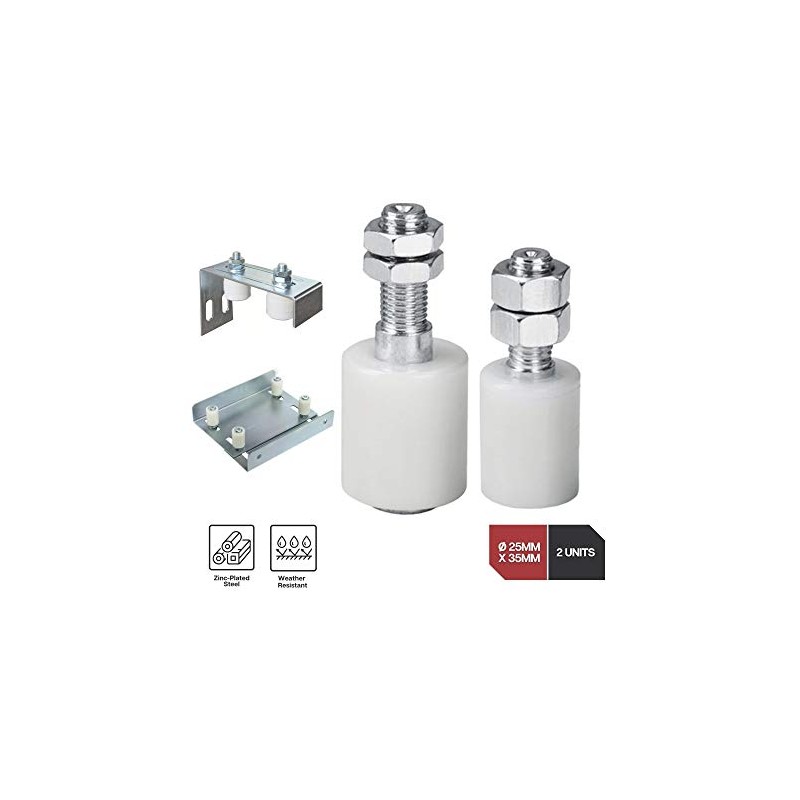 DOJA Industrial | Nylon Sliding Castors | 25 mm x