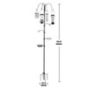 Bird Feeding Station Kit Pole Wild Bird Feeder Hanging Planter