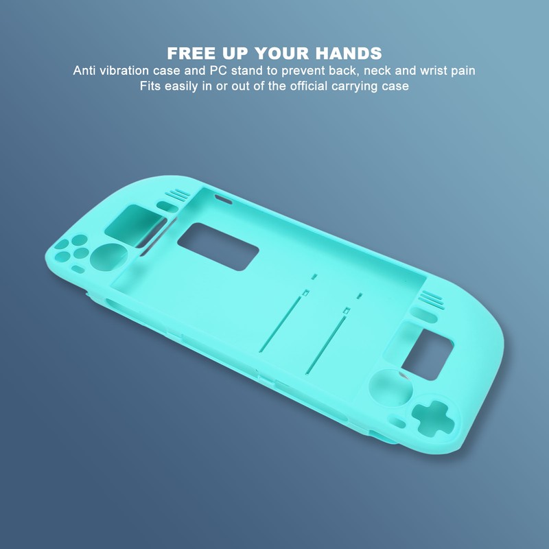Kickstand Case for Steam Deck Hands Free Full Protection Fingerprint